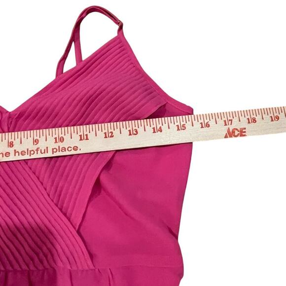 Julie Brown New York barbie pink Belted midi dress size 2 Cocktail Party - Picture 4 of 5